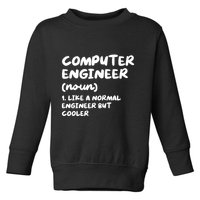 Computer Engineer Definition Funny Engineering Toddler Sweatshirt