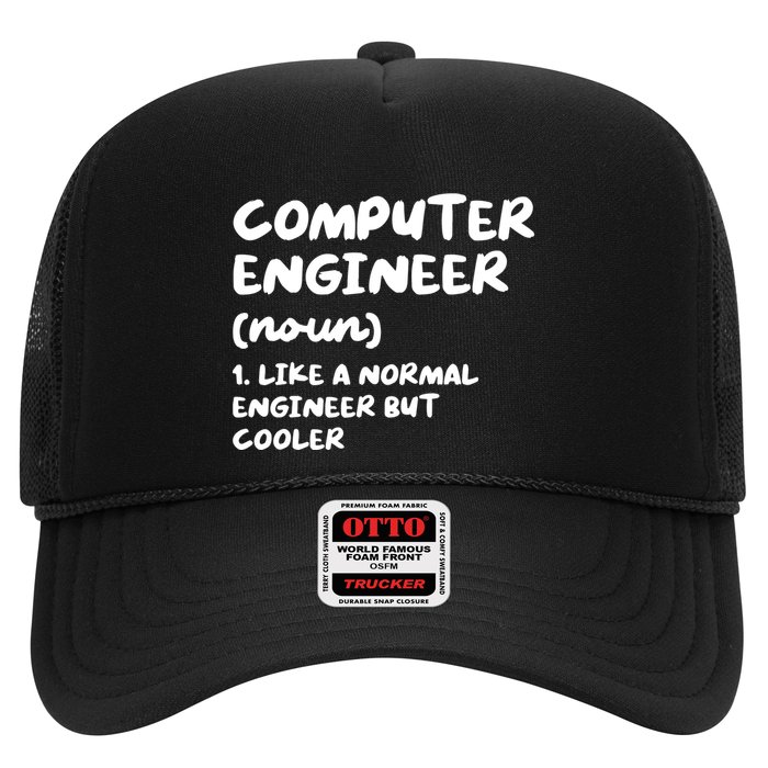 Computer Engineer Definition Funny Engineering Trucker Hat