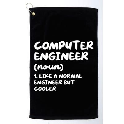 Computer Engineer Definition Funny Engineering Golf Towel