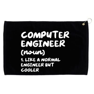 Computer Engineer Definition Funny Engineering Grommeted Golf Towel