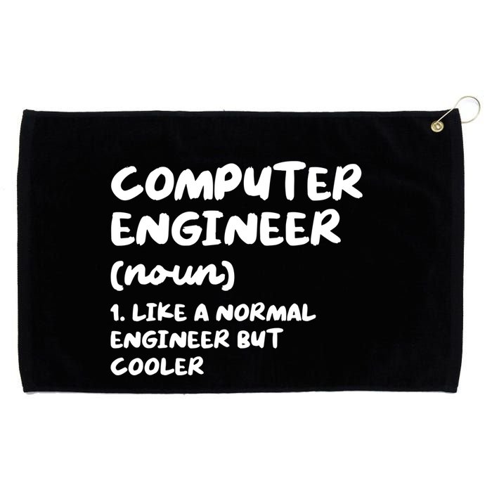 Computer Engineer Definition Funny Engineering Grommeted Golf Towel