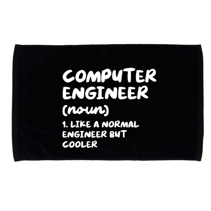 Computer Engineer Definition Funny Engineering Microfiber Hand Towel
