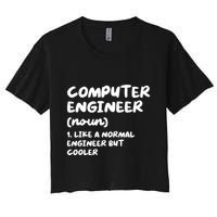 Computer Engineer Definition Funny Engineering Crop Top