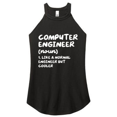 Computer Engineer Definition Funny Engineering Women's Perfect Tri Rocker Tank