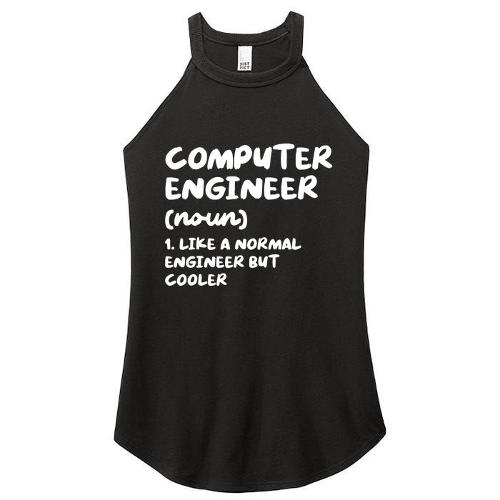 Computer Engineer Definition Funny Engineering Women's Perfect Tri Rocker Tank