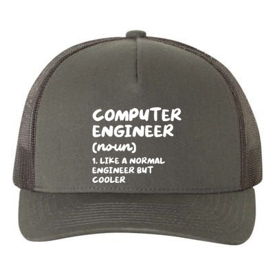 Computer Engineer Definition Funny Engineering Yupoong Adult 5-Panel Trucker Hat