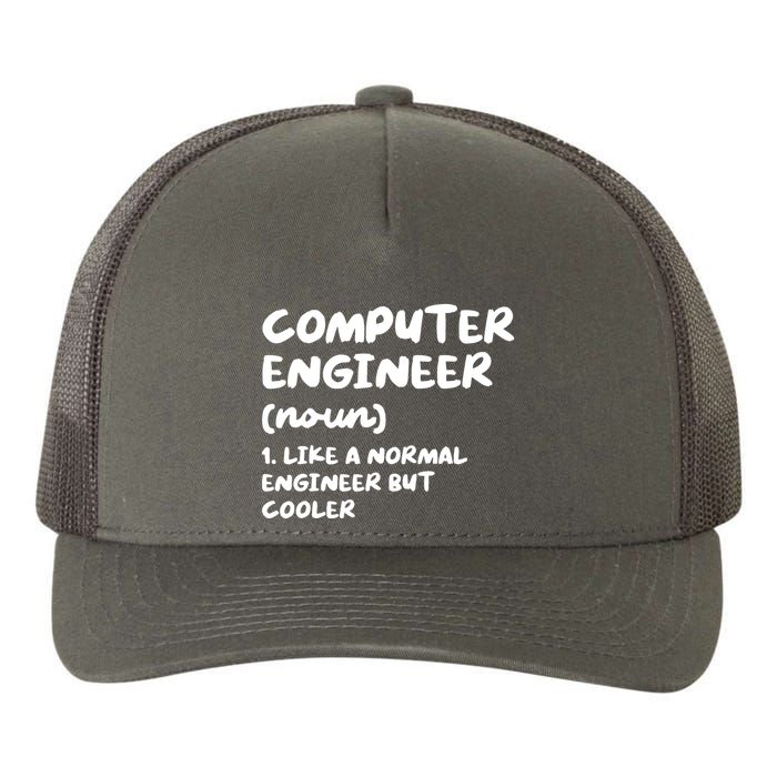 Computer Engineer Definition Funny Engineering Yupoong Adult 5-Panel Trucker Hat