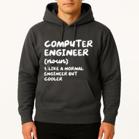 Computer Engineer Definition Funny Engineering Hoodie