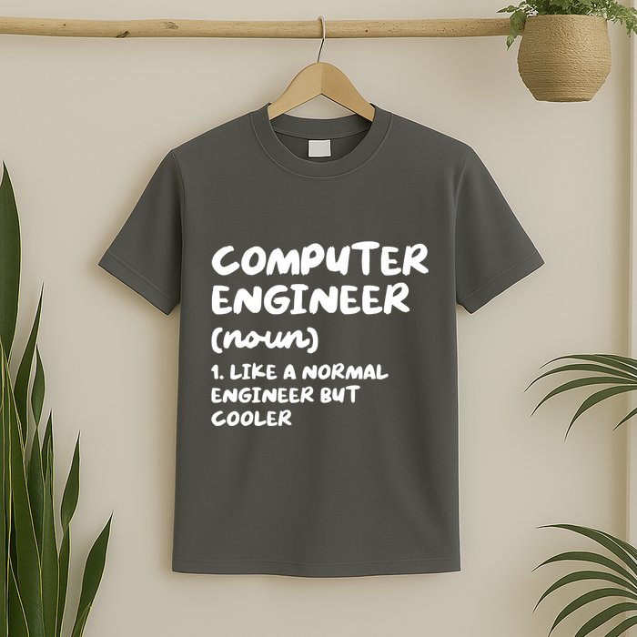 Computer Engineer Definition Funny Engineering T-Shirt