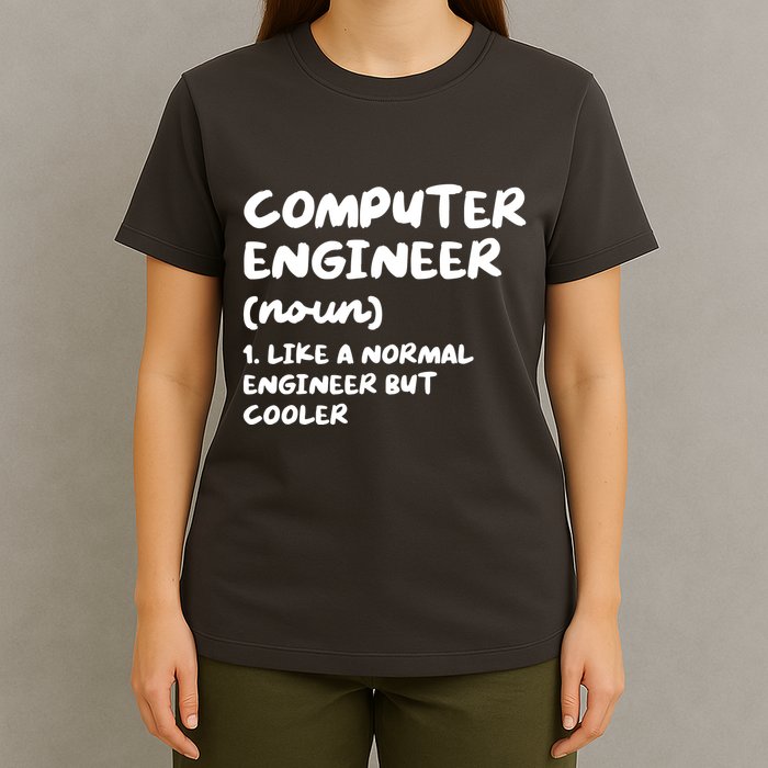 Computer Engineer Definition Funny Engineering T-Shirt