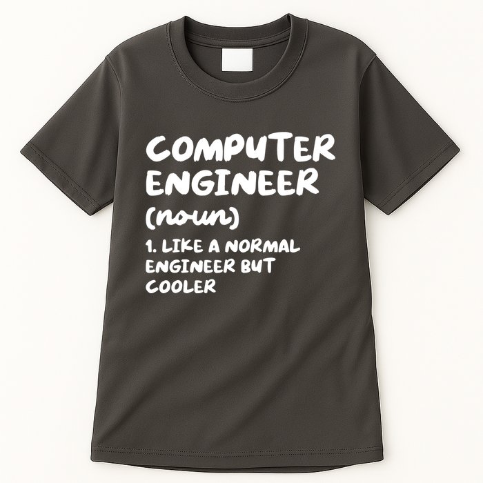 Computer Engineer Definition Funny Engineering Tall T-Shirt