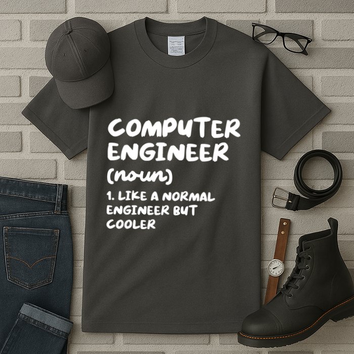 Computer Engineer Definition Funny Engineering Tall T-Shirt
