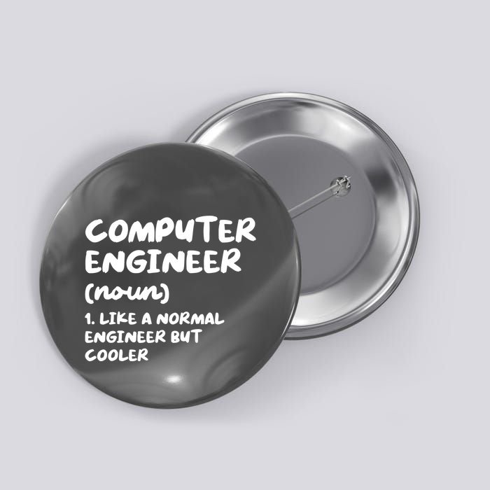 Computer Engineer Definition Funny Engineering Button