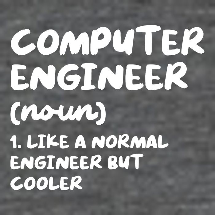 Computer Engineer Definition Funny Engineering 7-Panel Snapback Hat