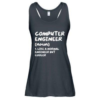 Computer Engineer Definition Funny Engineering Ladies Essential Flowy Tank