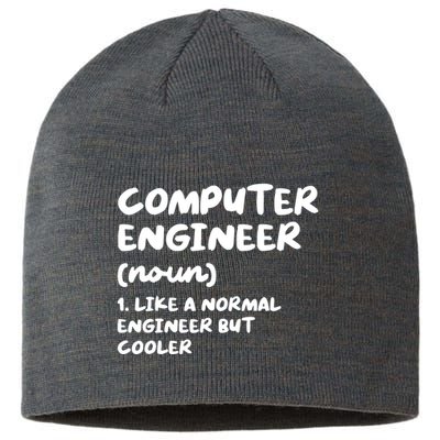 Computer Engineer Definition Funny Engineering Sustainable Beanie