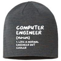 Computer Engineer Definition Funny Engineering Sustainable Beanie