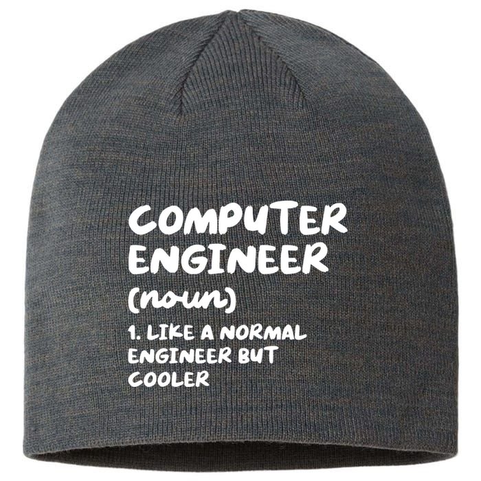 Computer Engineer Definition Funny Engineering Sustainable Beanie