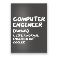 Computer Engineer Definition Funny Engineering Poster