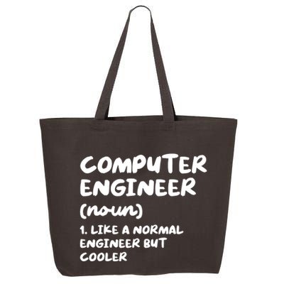 Computer Engineer Definition Funny Engineering 25L Jumbo Tote