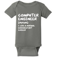 Computer Engineer Definition Funny Engineering Baby Bodysuit