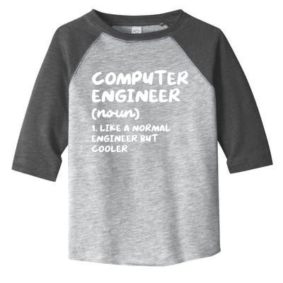 Computer Engineer Definition Funny Engineering Toddler Fine Jersey T-Shirt
