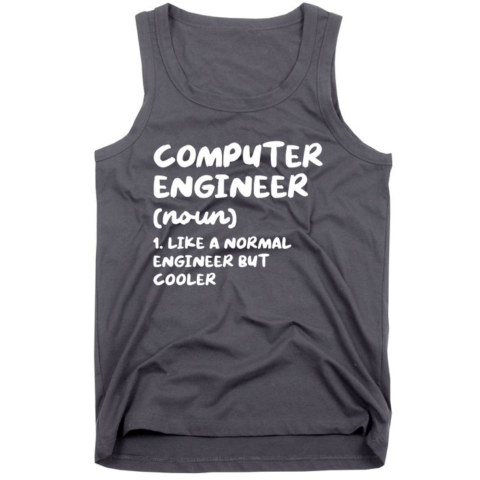 Computer Engineer Definition Funny Engineering Tank Top