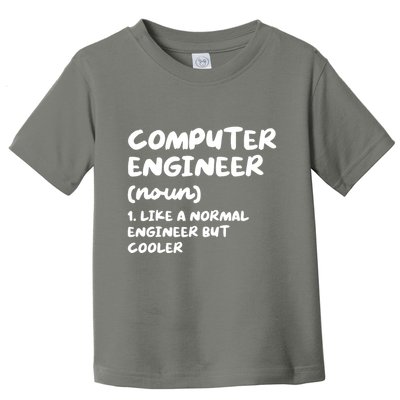 Computer Engineer Definition Funny Engineering Toddler T-Shirt