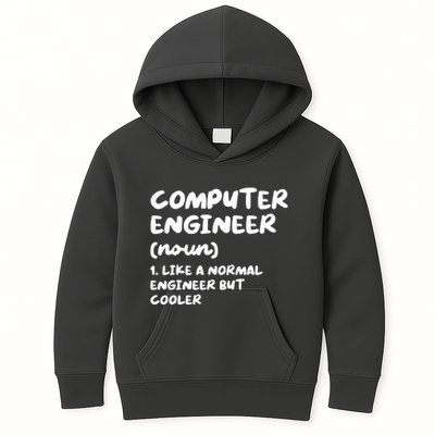 Computer Engineer Definition Funny Engineering Kids Hoodie