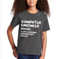 Computer Engineer Definition Funny Engineering Kids T-Shirt
