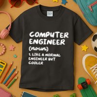 Computer Engineer Definition Funny Engineering Kids T-Shirt