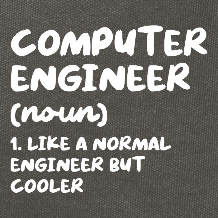 Computer Engineer Definition Funny Engineering Cotton Canvas Backpack