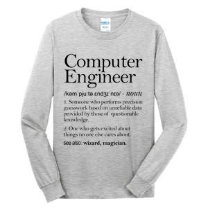 Computer Engineer Definition Apparel Computer Engineering Tall Long Sleeve T-Shirt