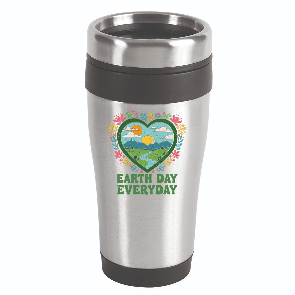 Cute Earth Day Everyday Retro Vintage Cute Gift 16oz Travel Tumbler