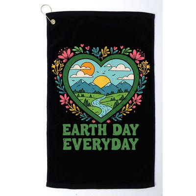 Cute Earth Day Everyday Retro Vintage Cute Gift Golf Towel