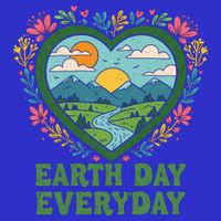 Cute Earth Day Everyday Retro Vintage Cute Gift Button