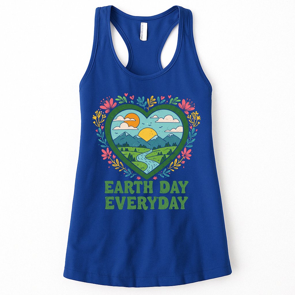 Cute Earth Day Everyday Retro Vintage Cute Gift Womens Tank Top
