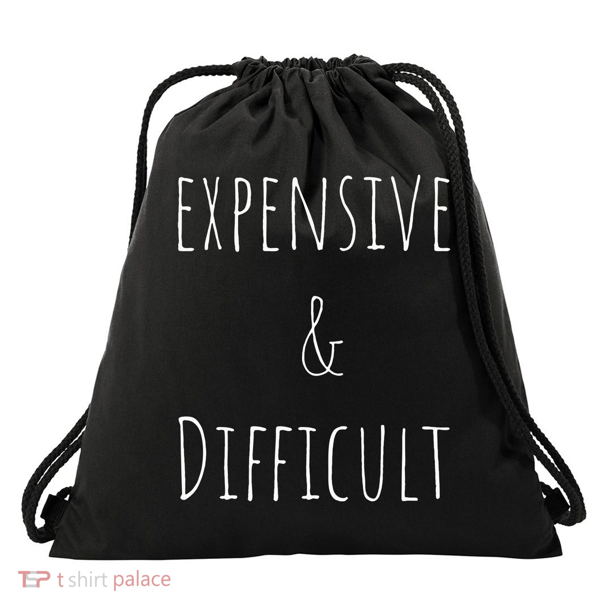 Cute Expensive & Difficult Drawstring Bag