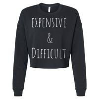 Cute Expensive & Difficult Cropped Pullover Crew