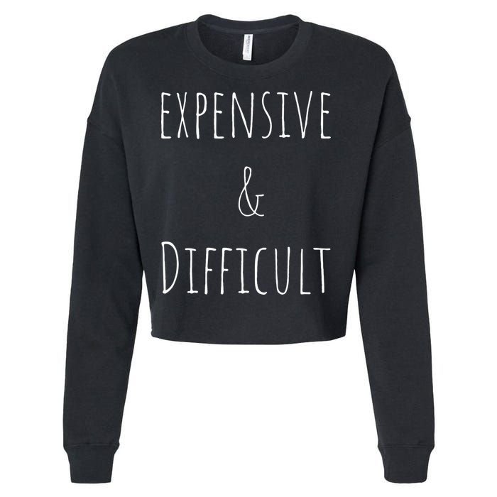 Cute Expensive & Difficult Cropped Pullover Crew