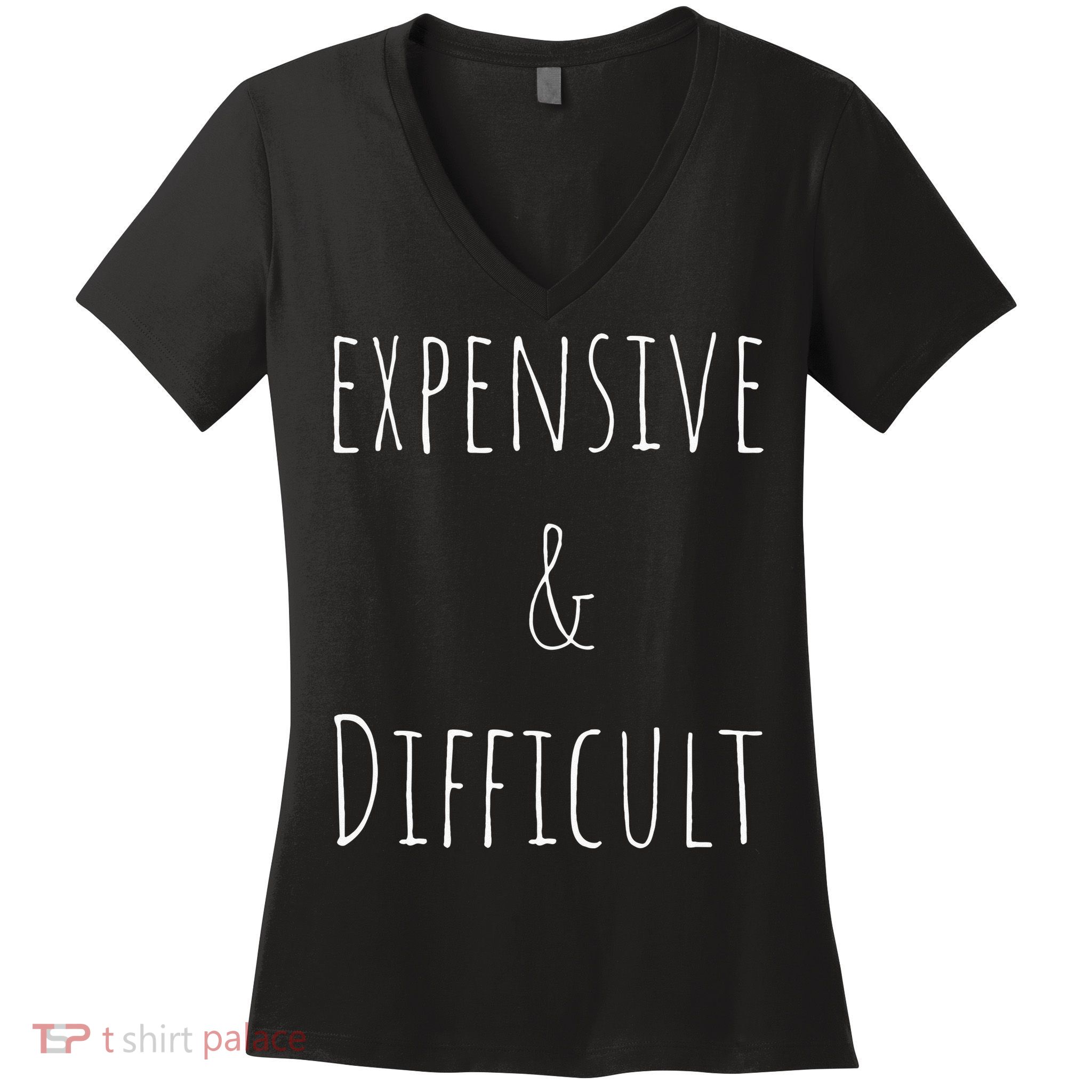 Cute Expensive & Difficult Women's V-Neck T-Shirt