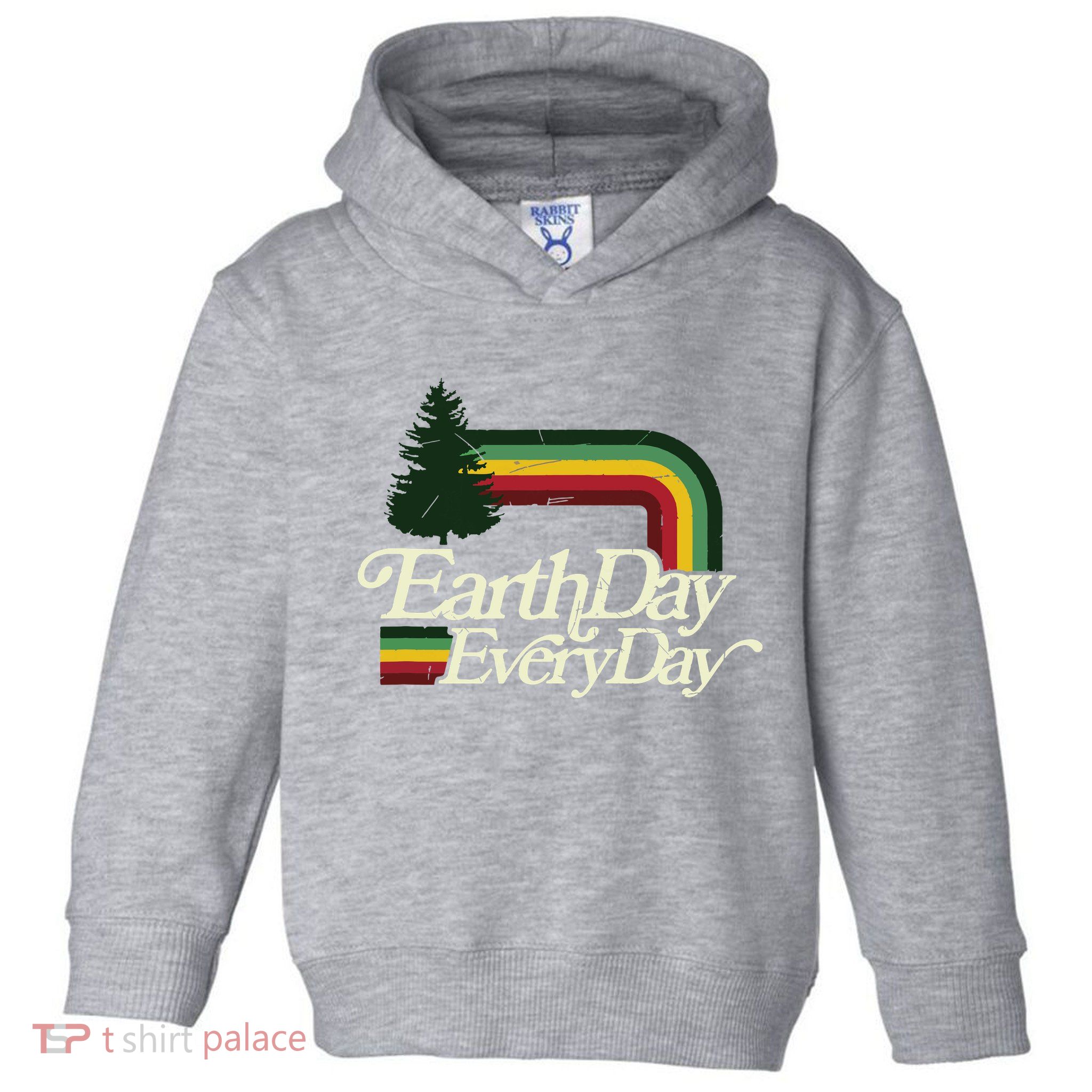 Cute Earth Day Everyday Retro Vintage Toddler Hoodie