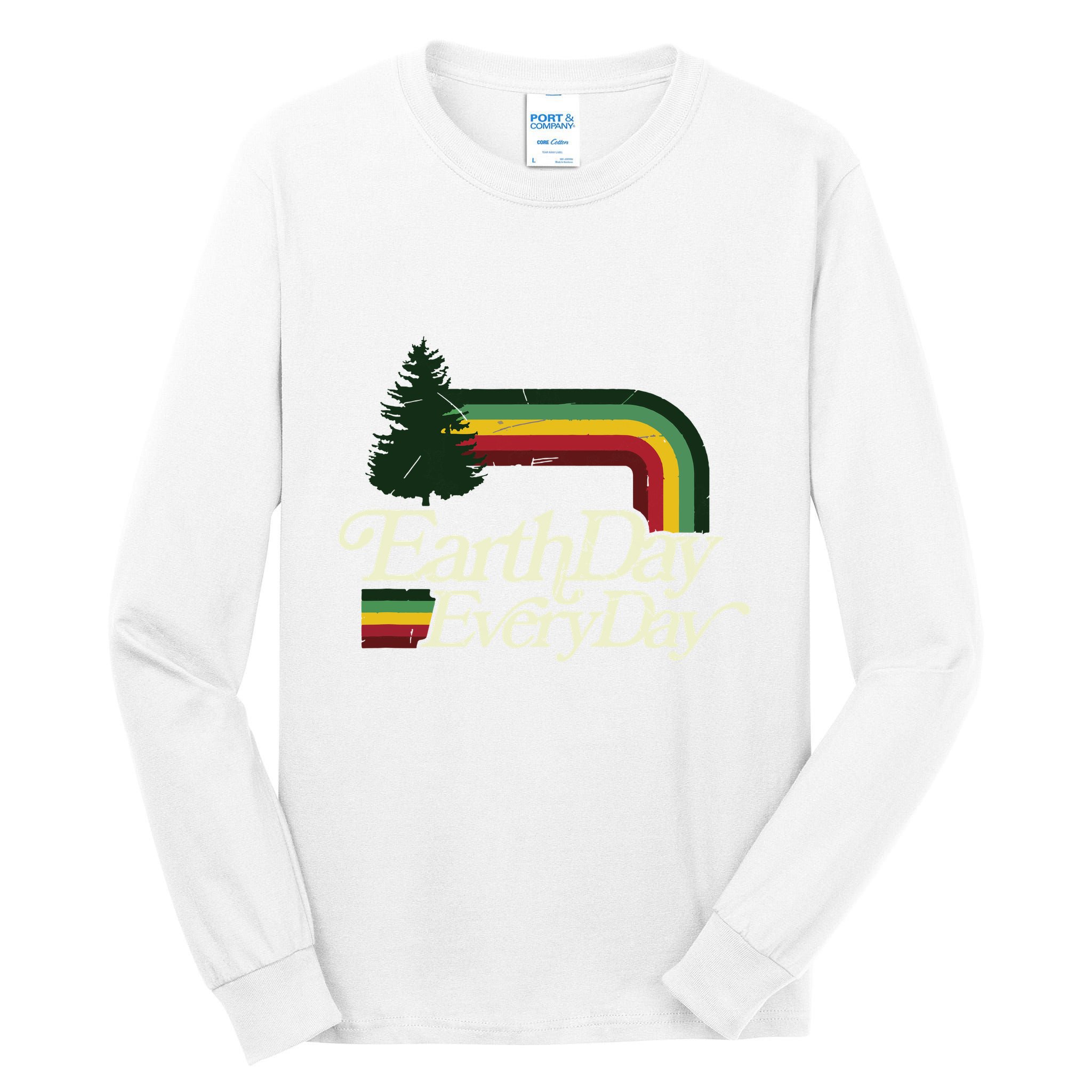 Cute Earth Day Everyday Retro Vintage Tall Long Sleeve T-Shirt