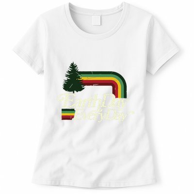 Cute Earth Day Everyday Retro Vintage Womens T-Shirt