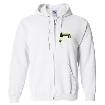 Cute Earth Day Everyday Retro Vintage Full Zip Hoodie