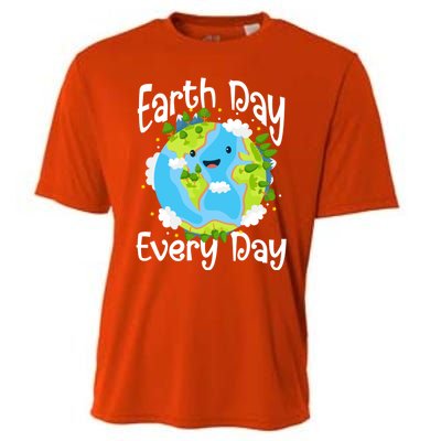 Cute Earth Day Every Day Save Our Planet Green Gift Cooling Performance Crew T-Shirt