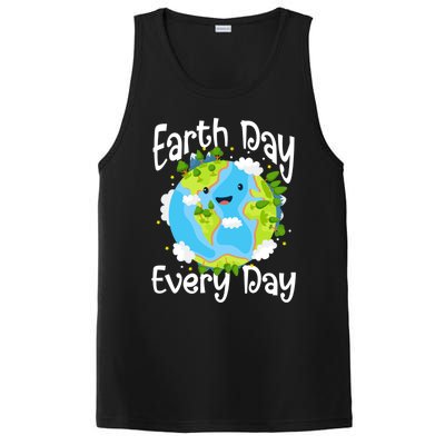 Cute Earth Day Every Day Save Our Planet Green Gift PosiCharge Competitor Tank