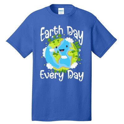 Cute Earth Day Every Day Save Our Planet Green Gift Tall T-Shirt