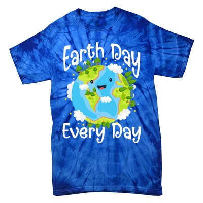 Cute Earth Day Every Day Save Our Planet Green Gift Tie-Dye T-Shirt