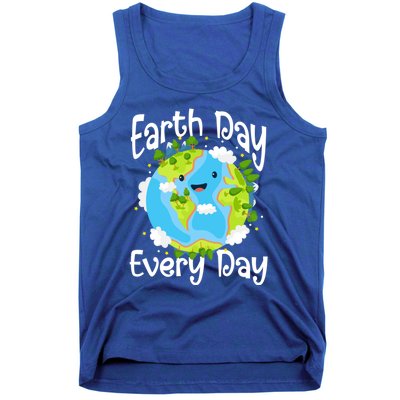 Cute Earth Day Every Day Save Our Planet Green Gift Tank Top